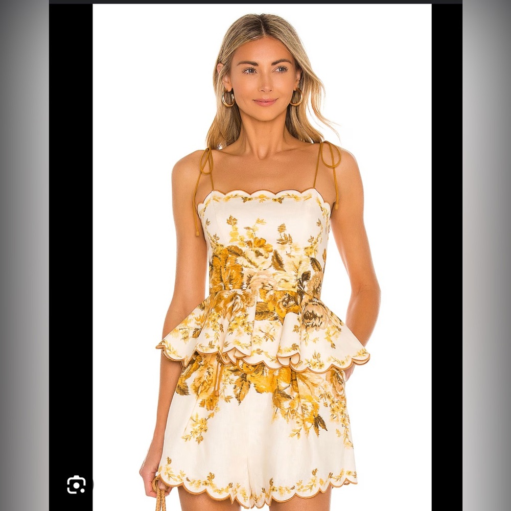 Zimmermann Aliane top & shorts set